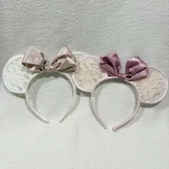 ディズニーリゾート ミニー カチューシャ レース