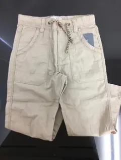 ★新品★ロールアップリネンパンツ104cmZARAキッズ　タグ付き