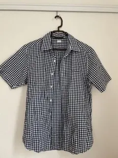 GU ギンガムチェック 半袖シャツ M