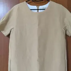 ワンピース　裏地シルク混