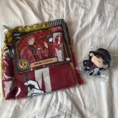 SEGAラッキークジ名探偵コナン　赤井秀一ぬいぐるみマスコット　沖矢昴バスタオル