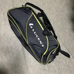 LUCENT テニスラケットバッグ ブラック/イエロー
