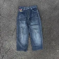 【古着】y2k 00s archive バギーデニム DogTown 刺繍のサムネイル