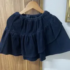 Ralph Lauren ネイビー フリルスカート 140