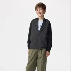 UNIQLO エアリズムUVカットフルジップパーカー 150