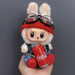 ラブブ服　labubuぬいぐるみ着　17cmラブブ着せ替え服5点セット