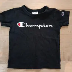 Champion ブラック Tシャツ