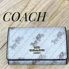 COACH 馬車パターン キーケース