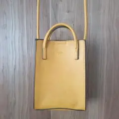 MACARONIC STYLE スマホショルダーバッグ イエローのサムネイル