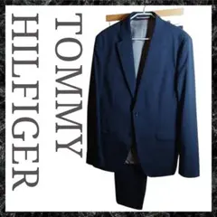未使用級　トミーヒルフィガー　ビジネス　スーツ　セットアップ　50 ネイビー　紺 未使用級 トミーヒルフィガー ビジネス スーツ セットアップ 50