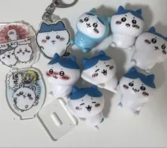 セリア 100均 ミニフィギュア 7体セット ちいかわ ハチワレ キーホルダー
