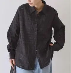 新品♡完売品　AMERICANHOLICアメリカンホリック　シアーチェックシャツのサムネイル