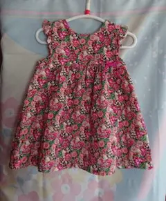 お値下げ☆80cm女☆キティちゃん花柄ノースリーブワンピース☆センスオブワンダー