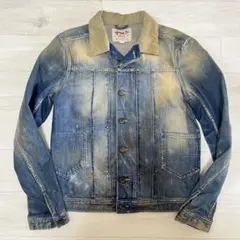 家*治様 【Diesel Industry】ヴィンテージ加工 デニムジャケット