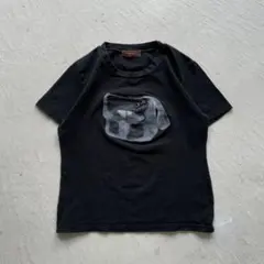 00s prada sport black bag zip tee