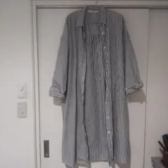 Ray BEAMS ストライプ柄 長袖シャツ