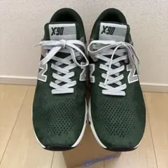 New Balance X-90 ダークグリーン スニーカー