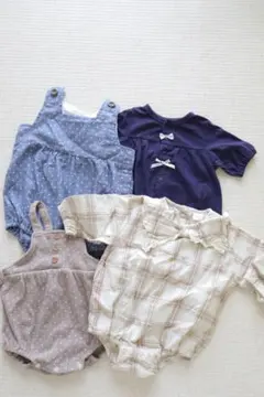 ベビー服 ロンパースセット 50〜70 女の子