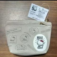 新品未使用タグ付　ハローキティ 50周年記念ポーチ　郵便局