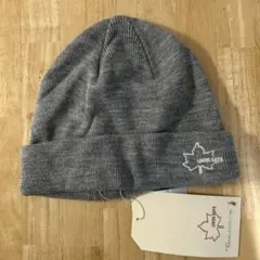 値下げ！LOGOS DAYS グレー ニット帽 56〜60cm