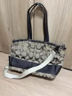 COACH コーチ シグネチャー柄 ショルダーバッグ
