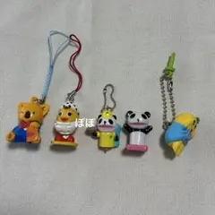 レトロ】にゃんにゃんにゃんこローソンコラボ フィギュアマスコット6種
