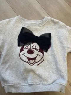 ミニーマウス刺繍トレーナー 92cm