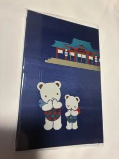 生田神社　ファミリア　コラボ　御朱印帳 グリーンチェック
