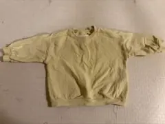 【ZARA】スウェット　Ｔシャツ　ベビー服 3-6m 薄い黄色
