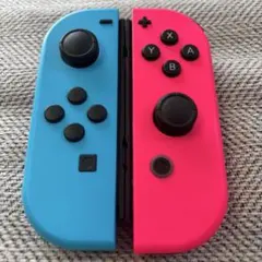 【超美品純正完動品】Nintendo Switch ジョイコン 青とピンク①