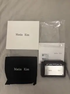 Matin Kim ダークブラウン カードケース　箱無し