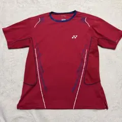 YONEX バドミントン ユニフォーム Lサイズ レッド