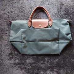 LONGCHAMP グレー トートバッグ
