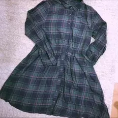 GU 美品！チェックワンピース