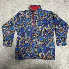 【極美品】パタゴニア　シンチラ　スナップT　kids 14 S　民族柄　幾何学