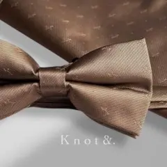 蝶ネクタイ ポケットチーフ 2点セット z31