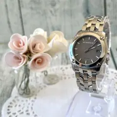 希少】BURBERRY バーバリー BU1568 腕時計 スクエア グレー調 - メルカリ