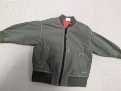 カーキ色ナイロンアウター 90cm　BREEZE