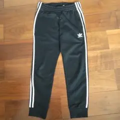 adidas 3本ラインジャージ XS ブラック