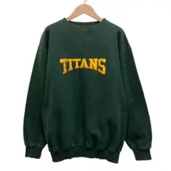 カナダ製 古着 King Fashions TITANS カレッジ風 スウェット
