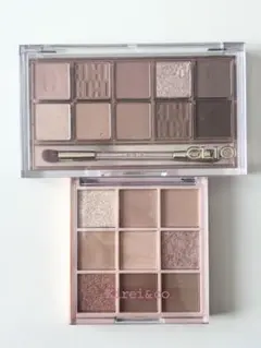 CLIO プロアイパレット11、Kirei＆co アイシャドウパレット05