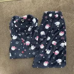 ミッキーミニー　ナイトウェア　もこもこ　Mサイズ　しまむら