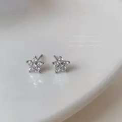 星型ピアス(両耳用)