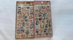 【新作】ボンボンドロップシール　犬　柴犬　猫　2種　和柄 未開封