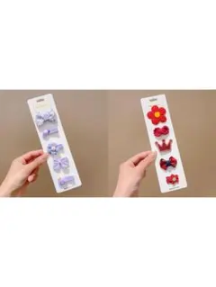 子供用ヘアクリップセット 5個入り*2