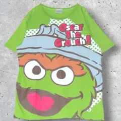 セサミストリート オスカー・ザ・グラウチ Tシャツ Mサイズ