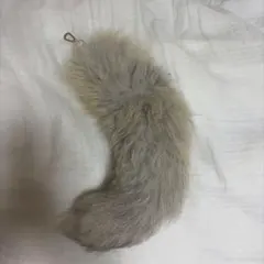 ファー　しっぽキーホルダー