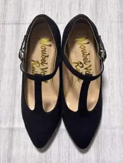 新品noubel Voug Relax Tストラップ パンプス Mサイズ