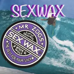 SEXWAXセックスワックスUS限定ラウンドアイコンステッカー