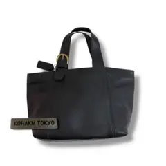 OLD Coach leather Hand Bag Y2K black